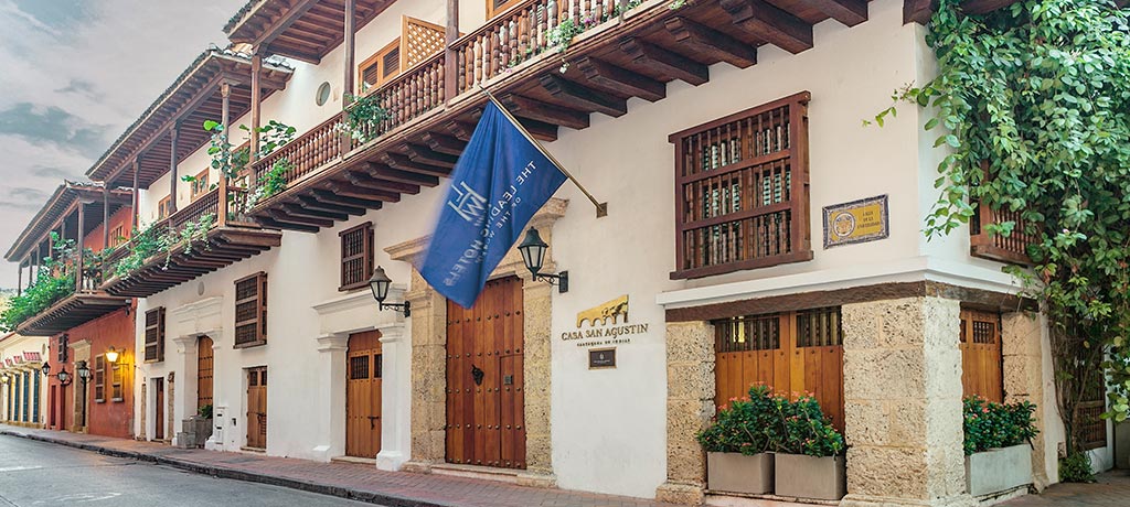 South America Colombia Cartagena Casa San Agustin exterior