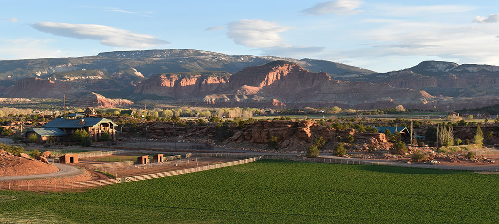 North America Utah Capitol Reef National Park Cougar Ridge Exterior