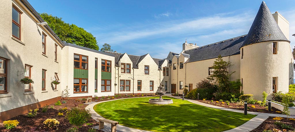 Europe Scotland Isle Skye Cuillin Hills Hotel exterior