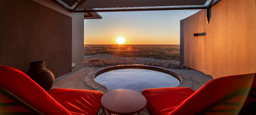 Etosha King Nehale Bungalow Veranda