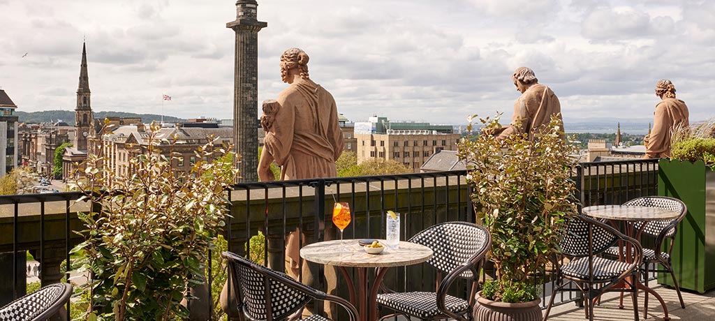 Europe Scotland Edinbrgh Gleneagles Townhouse lamplighters terrace