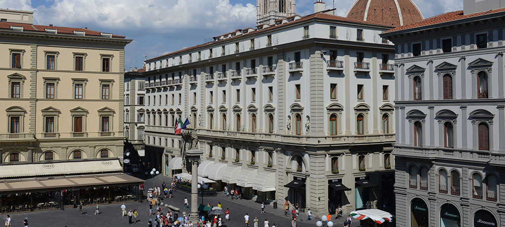 Europe Italy Florence Hotel Savoy Exterior