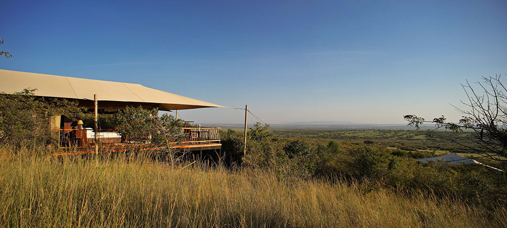 Africa Kenya Masai Mara Mara Bushtops tent