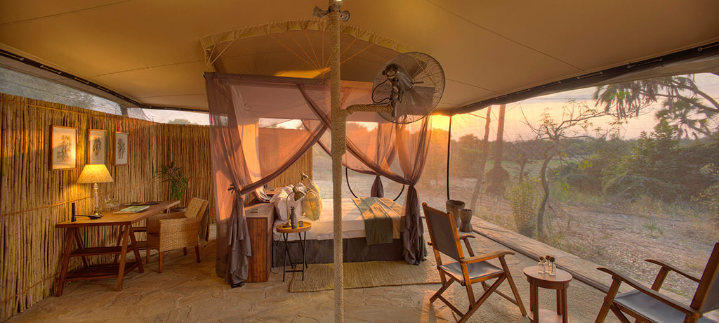 Africa Tanzania Selous Roho Ya Selous tent