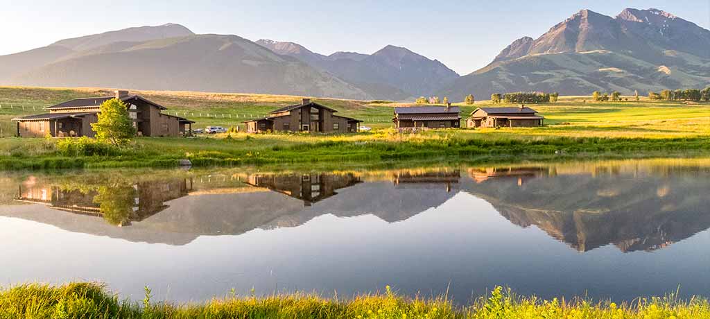 North America United States Montana Sage Lodge Exterior