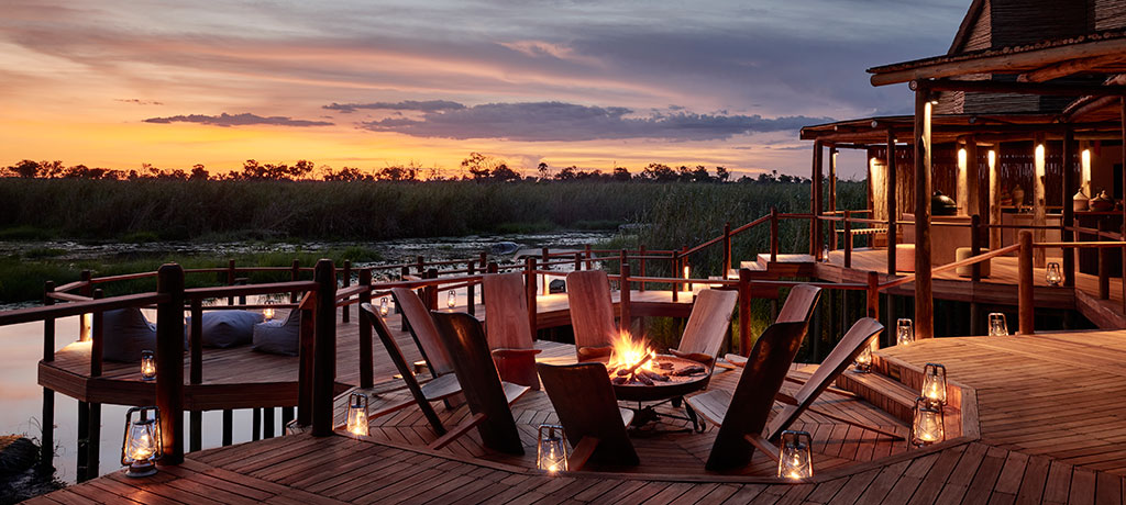 africa Botswana okavango delta sanctuary baines camp Bar Boma