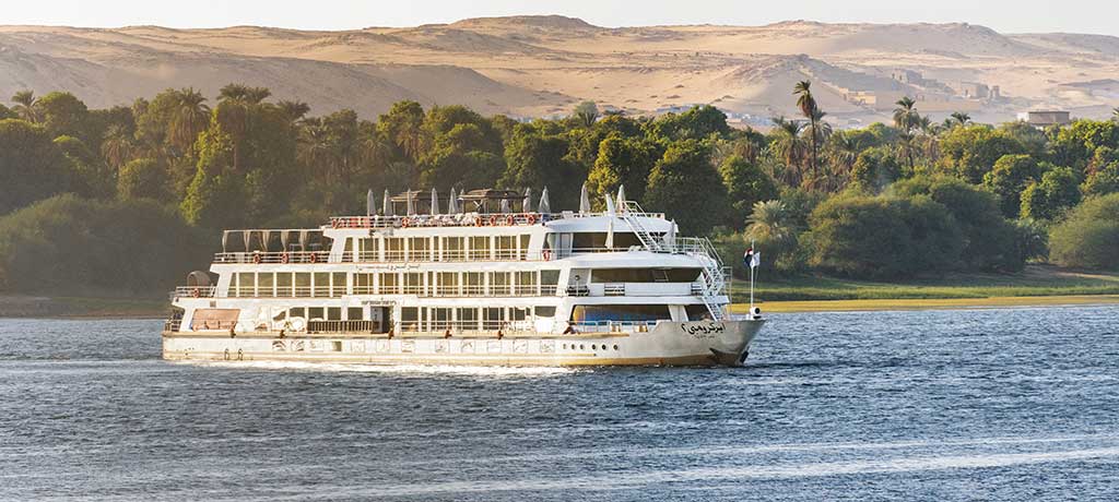 Middle East Egypt Nile River Sanctuary Sun Boat IV exterior