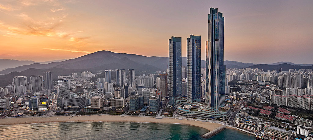 Asia South Korea Busan Signiel Busan exterior