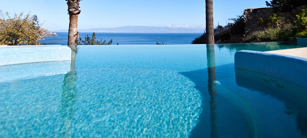 Europe Italy Taormina the ashbee hotel pool