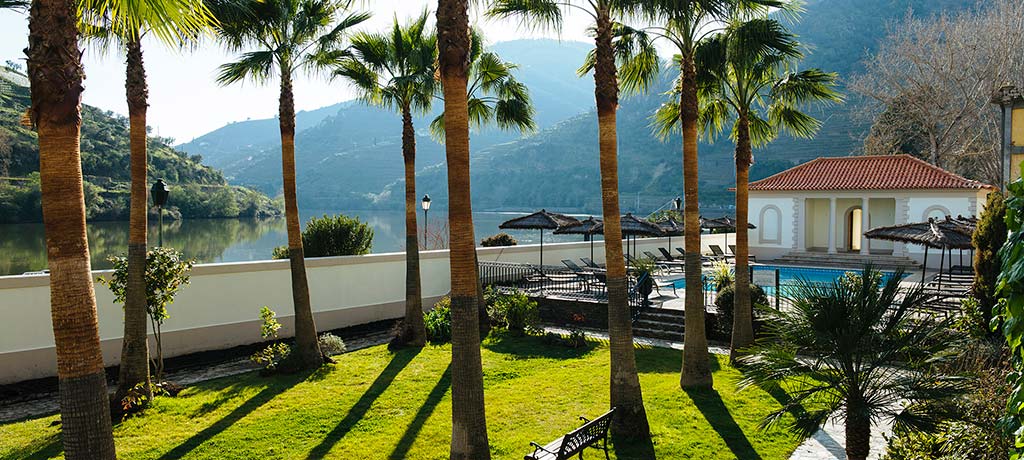 Europe Portugal Douro Valley Vintage House pool