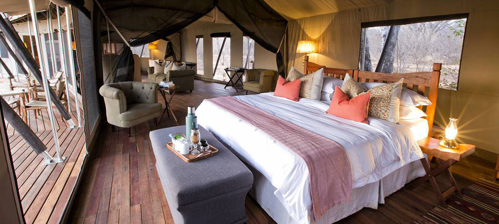 africa zimbabwe hwange national park verneys camp interior